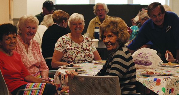 Senior center celebrates August birthdays