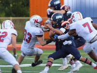 Rebel football stuffed by Natick