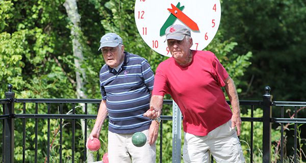 Walpole Council on Aging plays bocce
