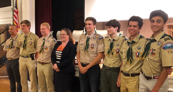 Seven Eagle Scouts recognized in Needham
