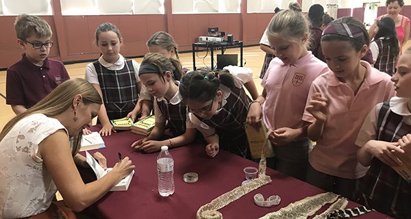 Children’s author Bowling visits BSS