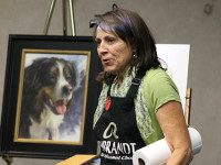 Artist Mangi paints pets