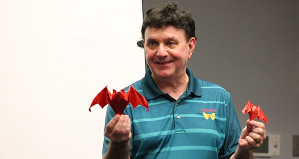 Library hosts origami masters teaching craft