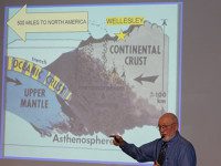 Richard Little rocks the Wellesley Library