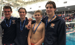 Laliberte, Melish, Rose capture swim titles