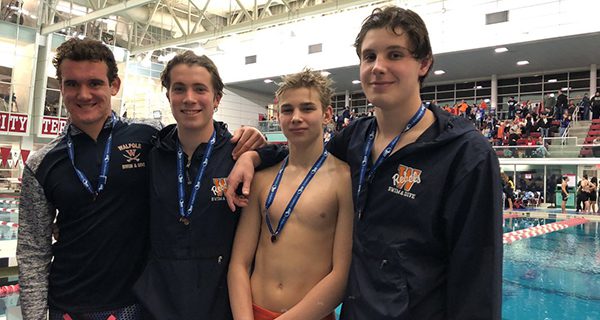 Laliberte, Melish, Rose capture swim titles