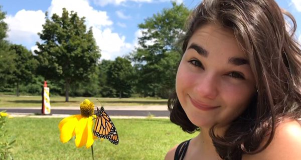 Catherine Callahan, friend to monarch butterflies