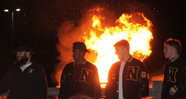 Pregame bonfire fires up Rockets