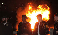 Pregame bonfire fires up Rockets