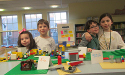 LEGO Club participants build imagination