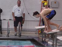 Warriors swim on Senior Night