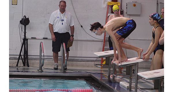 Warriors swim on Senior Night