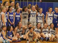 DS girls basketball celebrates senior night