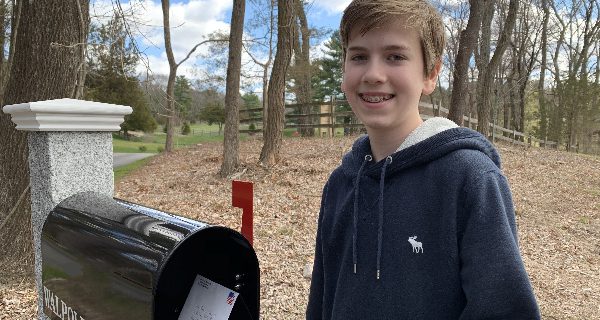 CRS kids write senior pen pals