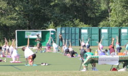 Outdoor yoga raises money for Beirut