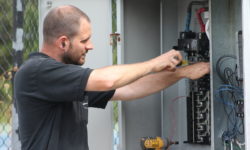 Sherborn tennis courts get new lights