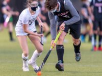 Boys play field hockey in Wellesley first