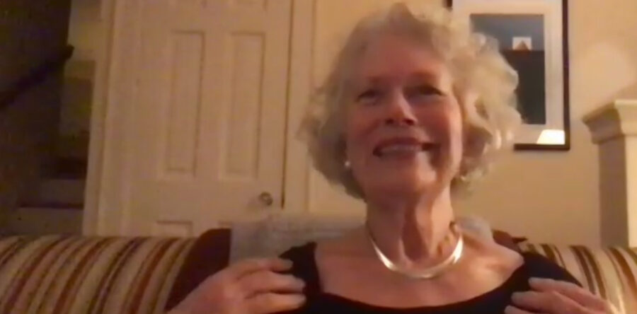 Poet Lynne Viti reads to Westwood