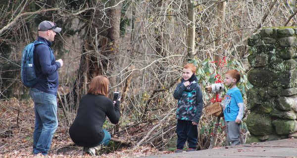 Families search Bird Park for reindeer
