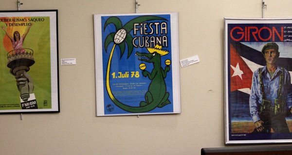 Library hosts Cuban political poster display