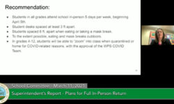 School Committee approves full in-person learning