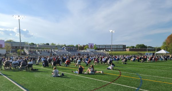 Residents vote during Town Meeting