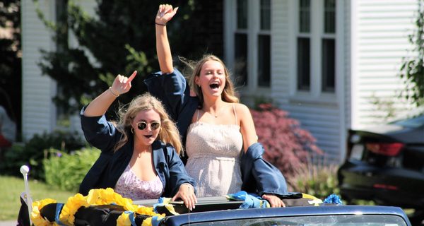 Rocket seniors celebrate with car parade
