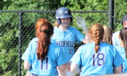 Medfield softball wins on senior night