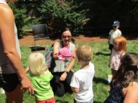 Outdoor storytime makes waves