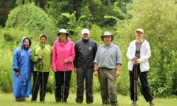 Community Trails braves rain at Sen-Ki