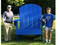 Popiel Eagle Project adorns Channing Pond