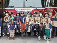 Pack 200 visits Public Safety Building