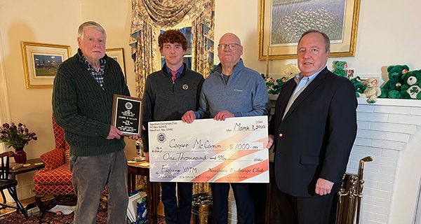 Cooper McCann, Youth of the Month