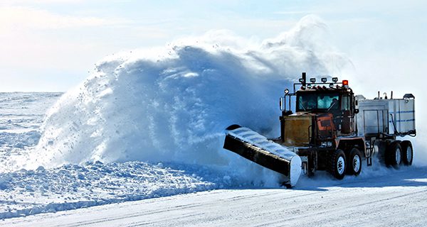 Plow operators discuss the business