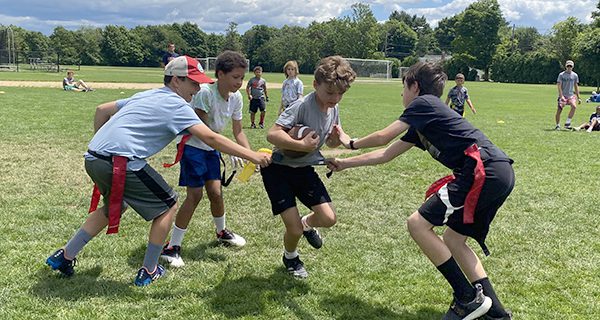 Flag football delights Westwood kids