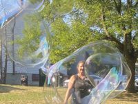 Bubbles make big fun at library