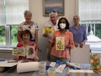 COA budding artists paint watercolor florals