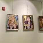 Artist duo exhibits at library