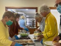 Senior Cafe attendees enjoy songbird presentation