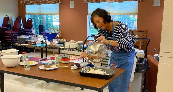COA cooks with Chef Roberta