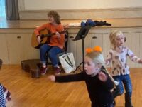 Kids jump for joy at music hour