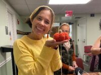 Medfielders craft fabric sweater pumpkins 