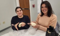 Westwood bakes bread at library