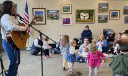 Toddlers loved Peasley Valentine’s concert