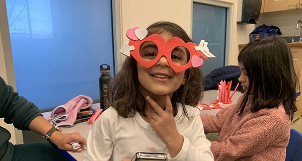 NFPL hosts Valentine’s Day craft