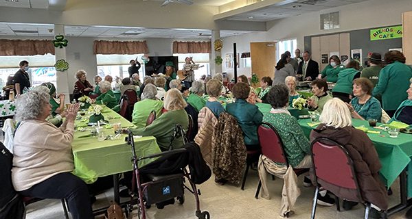 <strong>Seniors enjoy St. Paddy’s Day Luncheon</strong>