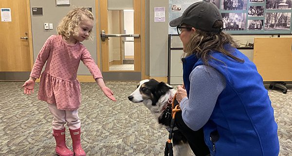 <strong>Shelter dog wags at WPL </strong>