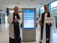 <strong>Ashes to Go serves Westwood commuters </strong>