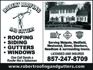 Robert roofing & gutters ad.