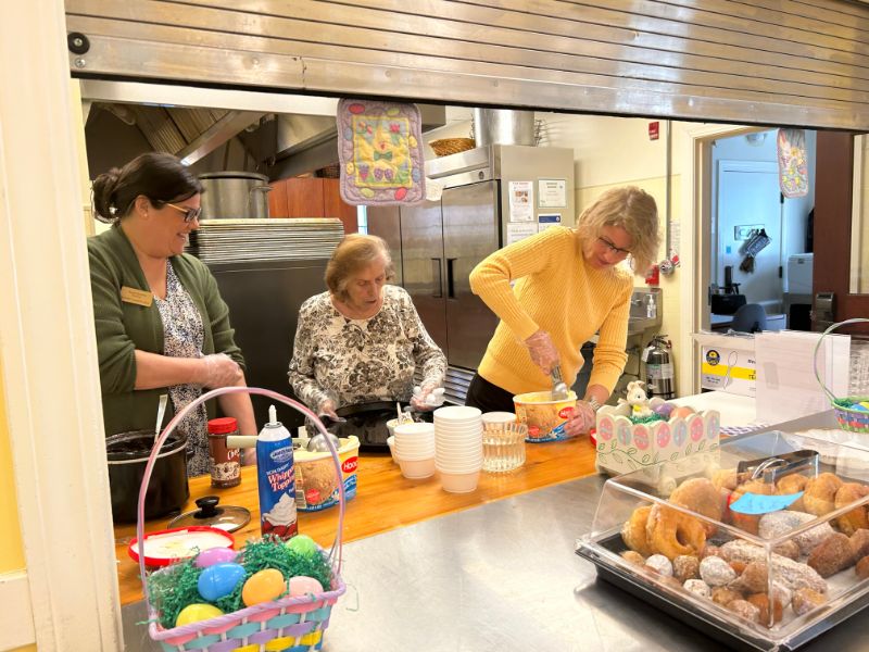 The Center marks springtime